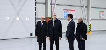 Sumqayıt Sənaye Parkında karton və qutu taralarının istehsalı müəssisəsinin açılışı olub  - FOTO