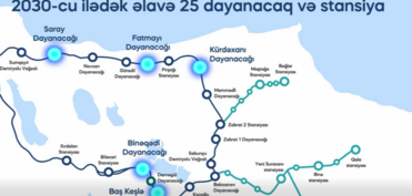 2030-cu ilədək əlavə 25 dayanacaq və stansiya istifadəyə veriləcək - VİDEO