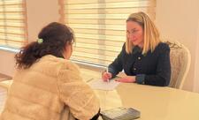 Deputat Mehriban Vəliyevanın təşəbbüsü ilə Sumqayıtda ödənişsiz hüquqi yardım aksiyası keçirilib