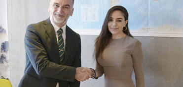 Leyla Əliyeva və Qretel Agilar İsveçrədə əməkdaşlıq imkanlarını müzakirə ediblər