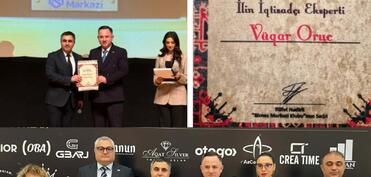Vüqar Oruc “İlin iqtisadçı-eksperti” mükafatına layiq görüldü