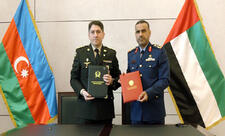 Azərbaycan-BƏƏ Birgə Hərbi Əməkdaşlıq Komitəsinin iclası keçirilib, protokol imzalanıb