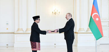 Prezident İndoneziyanın yeni səfirinin etimadnaməsini qəbul edib