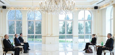 Dövlət başçısı Norveçin yeni səfirinin etimadnaməsini qəbul edib