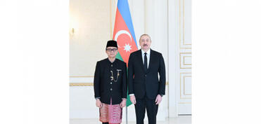 Dövlət başçısı İndoneziya Prezidentini Azərbaycana səfərə dəvət edib