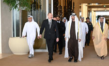 Prezident İlham Əliyev Birləşmiş Ərəb Əmirliklərinə səfərə gəlib