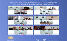 Ədliyyə Nazirliyi vətəndaşlar üçün videoqəbullar keçirib