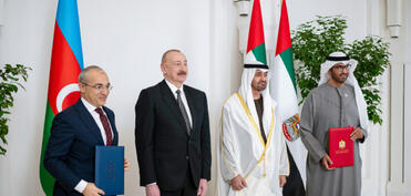 Azərbaycanla BƏƏ energetika və müdafiə sahələri üzrə sənədlər imzalayıb