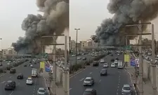 Tehranda ticarət mərkəzində böyük yanğın