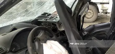 Ağsuda iki maşın toqquşub, xəsarət alan var