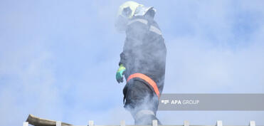 İmişlidə yanğın olub, xəsarət alan var