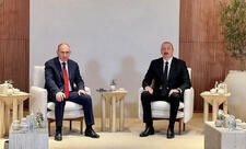 Azərbaycan və Ermənistan liderləri Əbu-Dabidə görüşüb -  FOTO - YENİLƏNİB-1