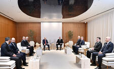 Azərbaycan və Ermənistan liderləri Əbu-Dabidə görüşüb -  FOTO - YENİLƏNİB-1