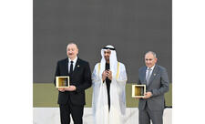 Əbu-Dabidə “Zayed İnsan Qardaşlığı Mükafatı”nın təqdimolunma mərasimi keçirilib, Prezident İlham Əliyevə mükafat təqdim olunub  - VİDEO - YENİLƏNİB-3