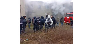 Masallıda məktəbdə yanğın baş verib, şagird və müəllimlər təxliyə olunub