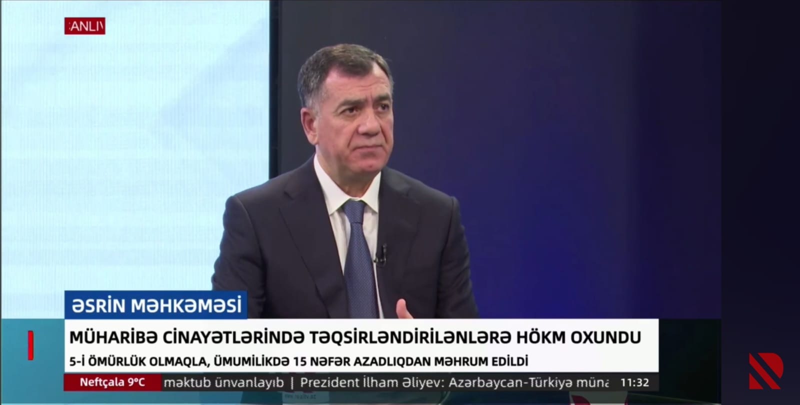 Qüdrət Həsənquliyev REAL TV-yə müsahibə verib