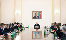 Prezident ABŞ Ticarət Palatasının nümayəndə heyətini qəbul edib