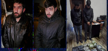 Bakıda İran vətəndaşı ilə əlbir olan 2 nəfərdən 21 kq narkotik götürülüb