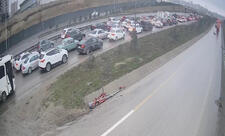 "Lökbatan" dairəsi istiqamətində baş verən qəza sıxlığa səbəb olub