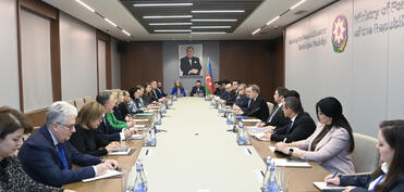 Ceyhun Bayramov ABŞ Ticarət Palatasının nümayəndə heyəti ilə görüşüb