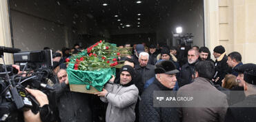 Fəzail Ağamalı ilə vida mərasimi keçirilib - FOTO