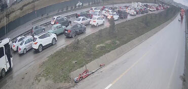 "Lökbatan" dairəsi istiqamətində baş verən qəza sıxlığa səbəb olub