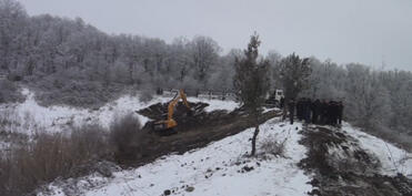 Qusarda “Bənövşə gölü” su anbarında bərpa və yenidənqurma işlərinə başlanılıb