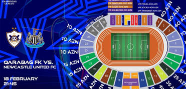 “Qarabağ” – “Nyukasl” oyununa biletlərin qiyməti açıqlanıb