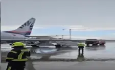 Antalyada havaya qalxmağa hazırlaşan təyyarənin təkəri çıxıb