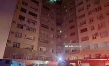 Bakıda çoxmərtəbəli yaşayış binasında yanğın baş verib - FOTO - VİDEO - YENİLƏNİB