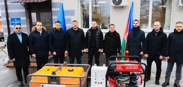 Ukraynanın İrpin şəhəri Azərbaycandan generatorlar aldı