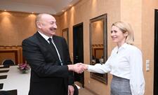 Prezident İlham Əliyev Münxendə Avropa İttifaqının xarici işlər və təhlükəsizlik siyasəti üzrə ali nümayəndəsi ilə görüşüb