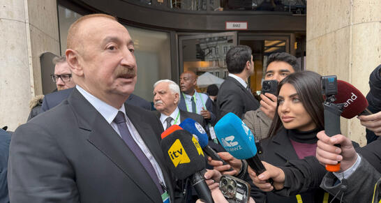 Prezident İlham Əliyev Münxendə “France 24” telekanalına müsahibə verib