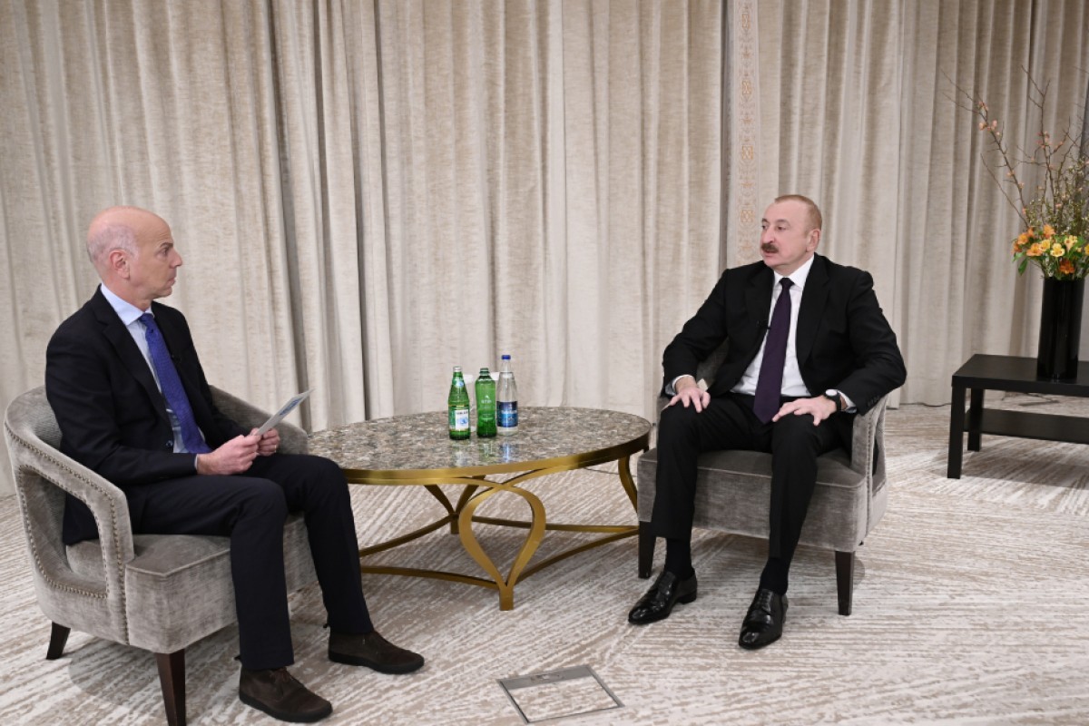 Prezident İlham Əliyev Münxendə “France 24” telekanalına müsahibə verib