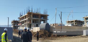 Ağdamda 5-ci yaşayış kompleksi üzrə tikinti işlərinə başlanılıb