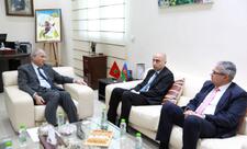 Emin Əmrullayev mərakeşli həmkarı ilə görüşüb