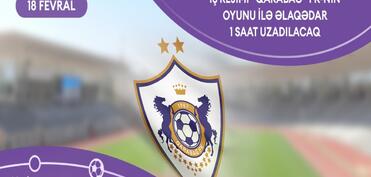 “Qarabağ”ın oyunu ilə bağlı metroda iş vaxtı uzadılacaq