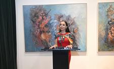 Leyla Əliyeva və Arzu Əliyeva Tiranada beynəlxalq incəsənət sərgisinin açılışında iştirak ediblər - FOTO