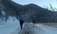 Daşkəsən və Şahdağda qar yağır - FAKTİKİ HAVA