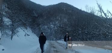 Daşkəsən və Şahdağda qar yağır - FAKTİKİ HAVA