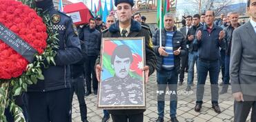 İtkin-şəhid Cavanşir Həsənovun qalıqları Balakəndə dəfn olunub - FOTO