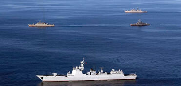 Yaxın Şərqdə Rusiya, Çin və İranın dəniz hərbi təlimləri başlayıb