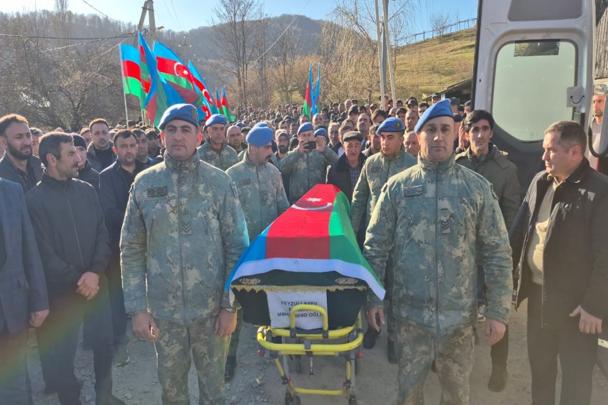1994-cü ildə Kəlbəcərdə itkin düşmüş şəhidin qalıqları İsmayıllıda dəfn edilib - FOTO