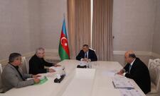 Səfərbərlik Xidmətinin rəisi Xırdalanda vətəndaş qəbulu keçirib