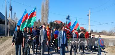 Birinci Qarabağ müharibəsinin itkin-şəhidi Yolçu Məmmədovun qalıqları Şəmkirdə dəfn olunub