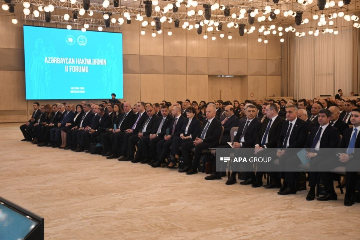 Azərbaycan Hakimlərinin II Forumu keçirilib