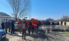 Xidməti vəzifəsini yerinə yetirərkən həlak olan FHN əməkdaşı dəfn olunub - FOTO - VİDEO