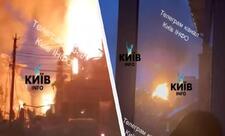 Rusiya Kiyev və vilayəti kütləvi şəkildə atəşə tutub, evlər yanır