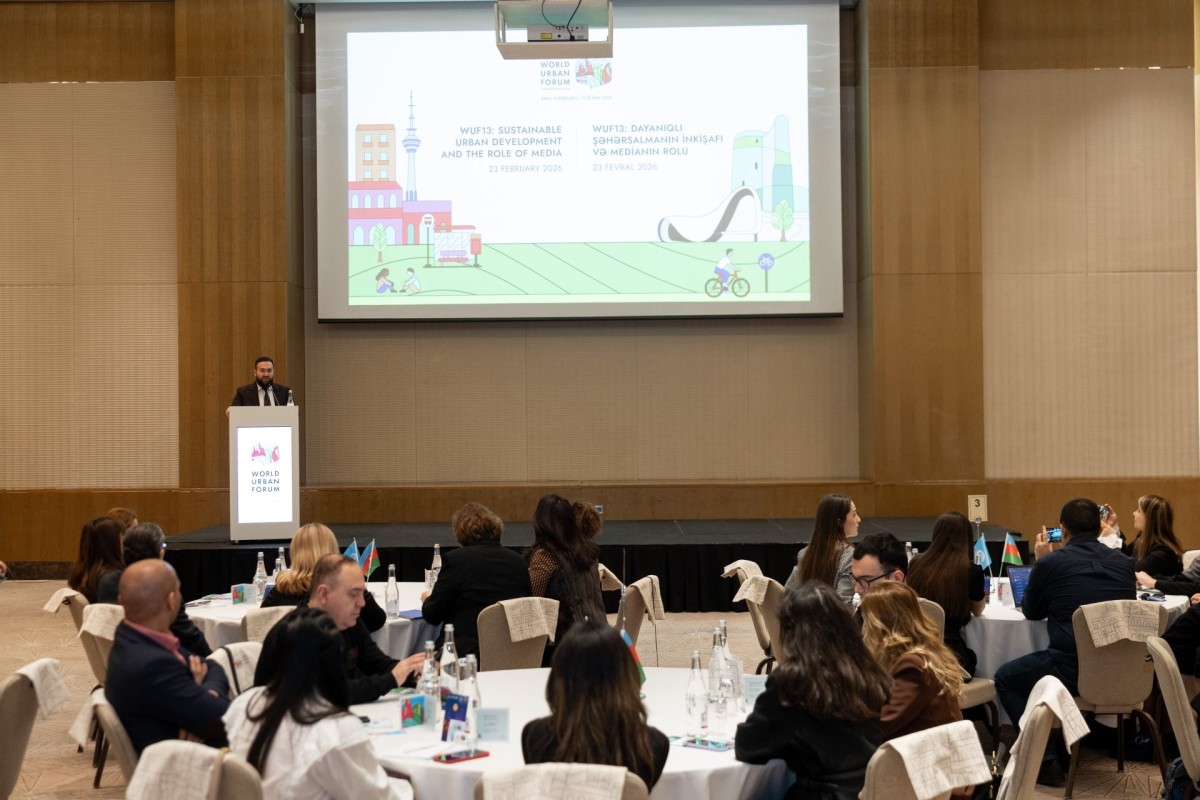 Media nümayəndələri üçün WUF13 haqqında məlumatlandırma sessiyası keçirilib