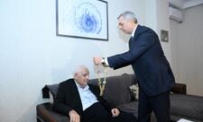 Samir Nuriyev Nəriman Həsənzadəyə “Heydər Əliyev” ordenini təqdim edib